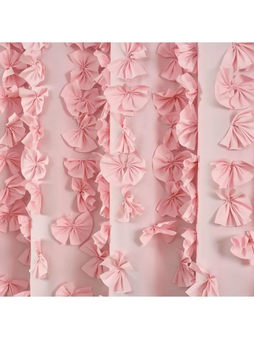Chic Pink Bow Shower Curtain 72